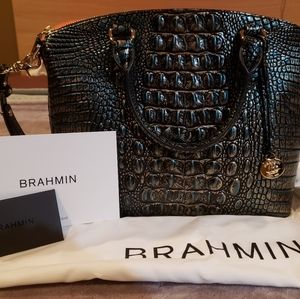 NWT BRAHMIN AGATE MELBOURNE DUXBURY SATCHEL